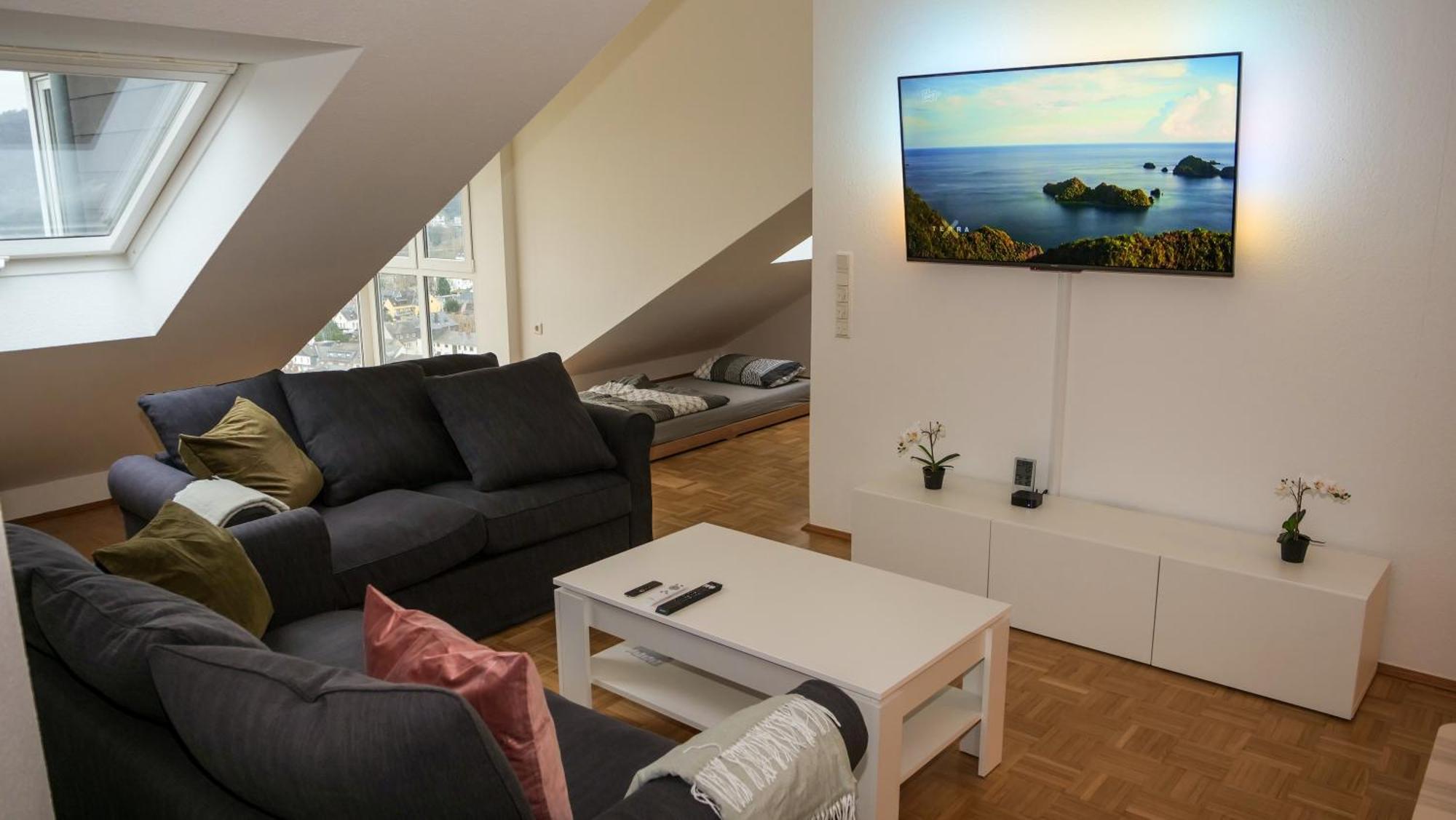 Ferienwohnung Rhein-Panorama Ланштайн Екстер'єр фото